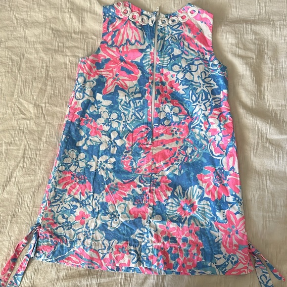 Lilly Pulitzer Little lilly classic shift bay blue pop pop glow size 5. - Picture 5 of 5